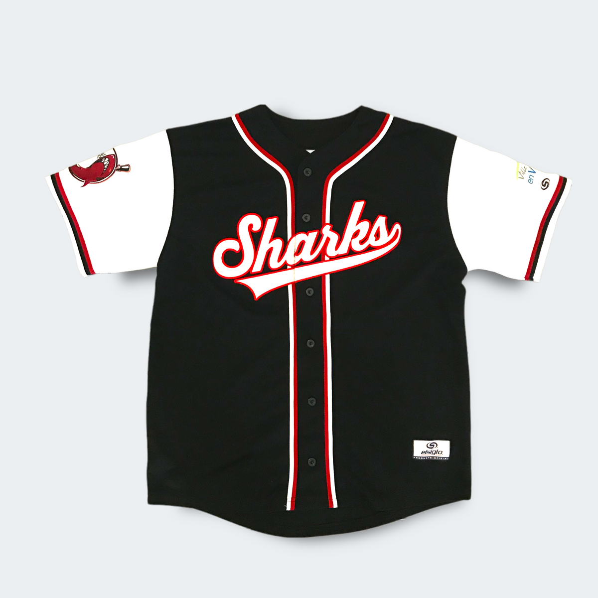 Sharks top baseball jersey