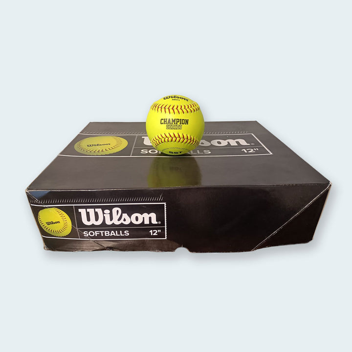 12 x Wilson Fastpitch Softballs 12 inch