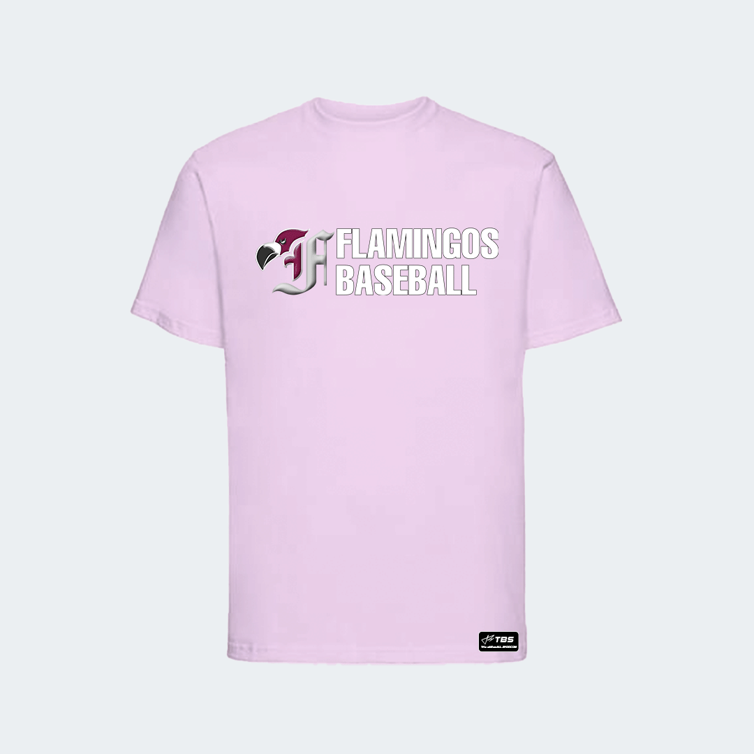 Adult Cotton Rose T-Shirt / Berlin Flamingos