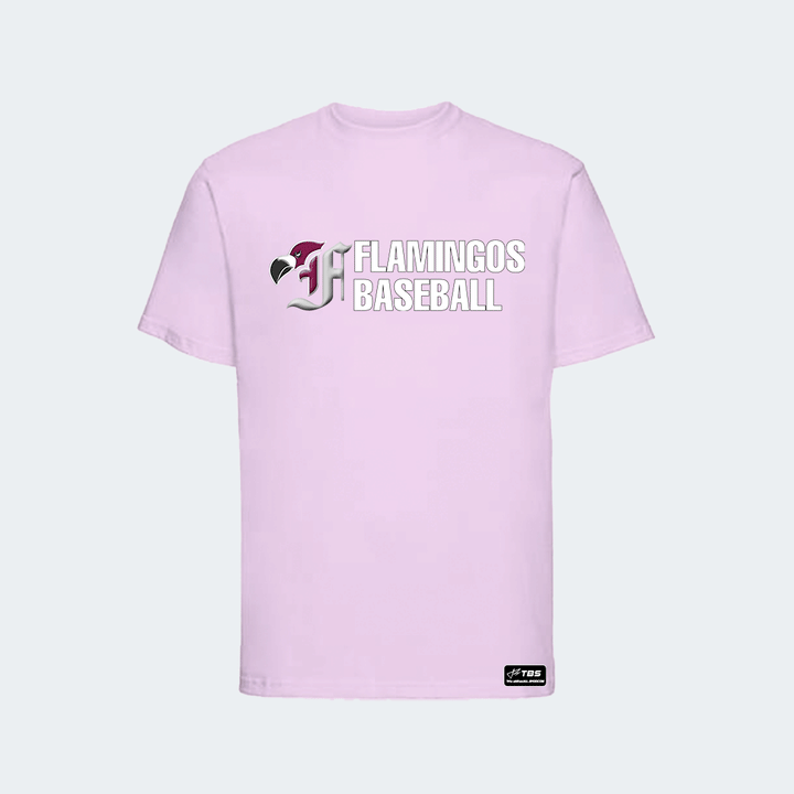Adult Cotton Rose T-Shirt / Berlin Flamingos