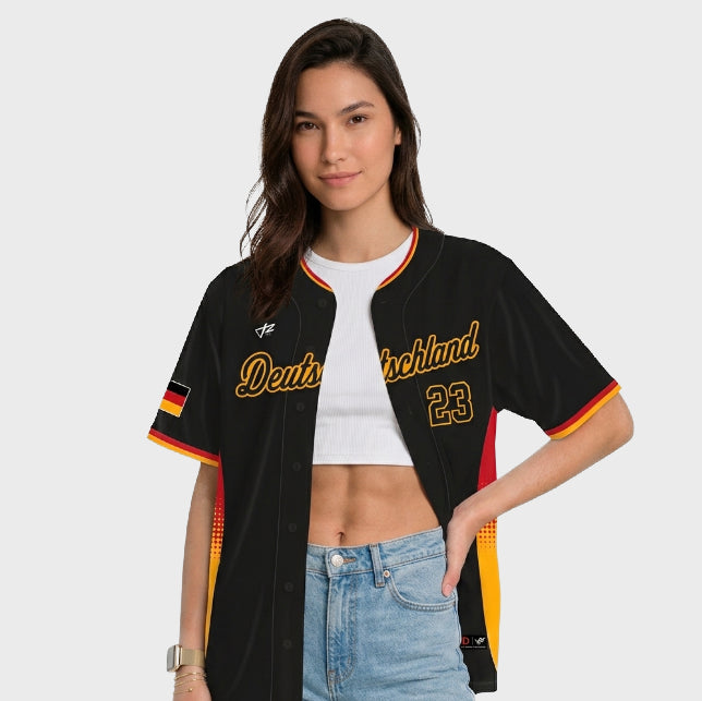 Deutschland Fan Jersey - Black