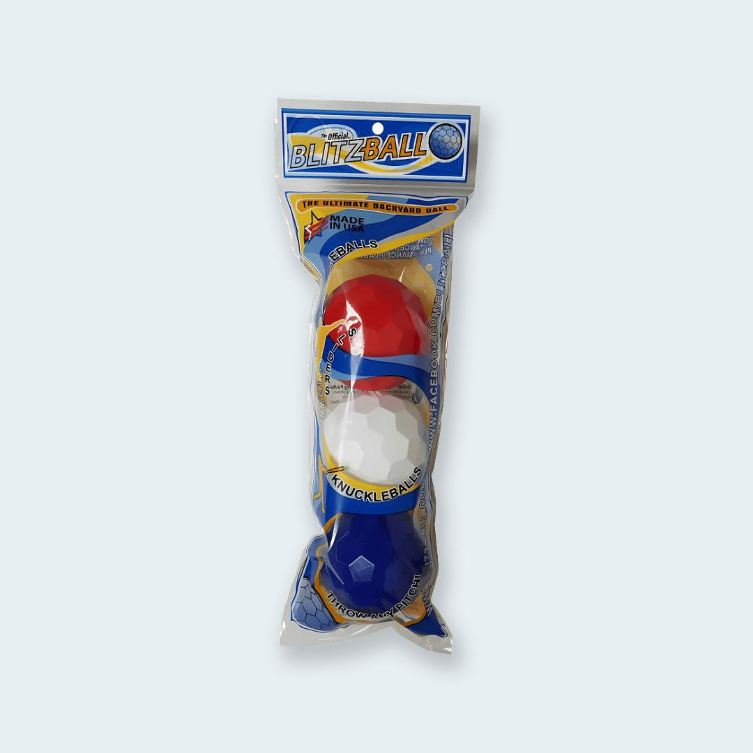 Blitzball - 3 Pack - Red/White/Blue