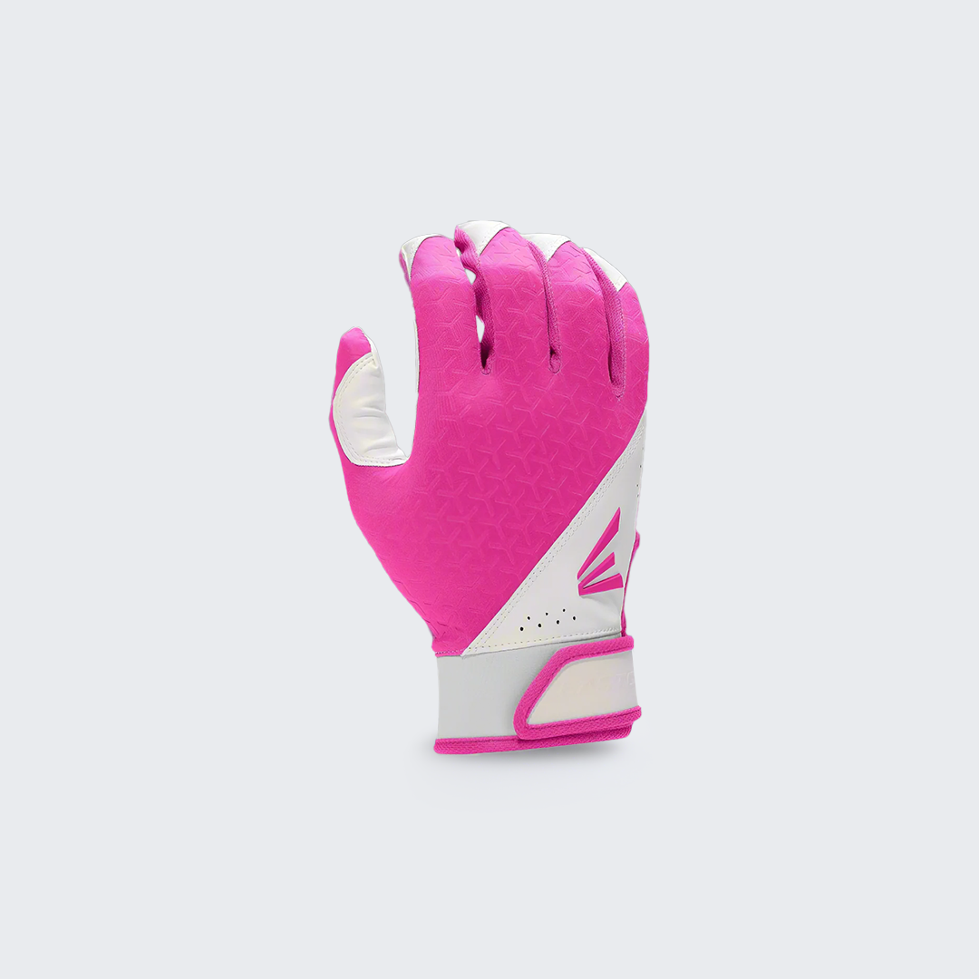 Easton Fundamental Fastpitch youth glove in pink, designed for young softball players