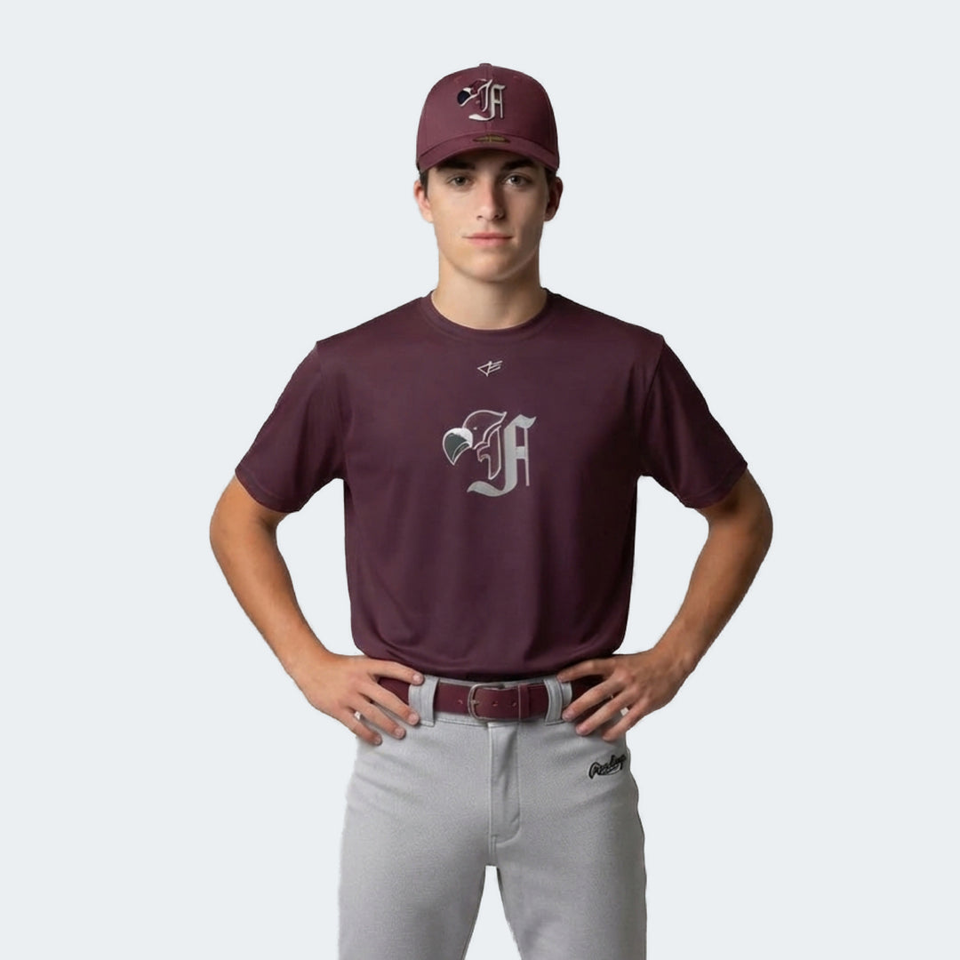 Maroon T-Shirt /  Berlin Flamingos (Youth)