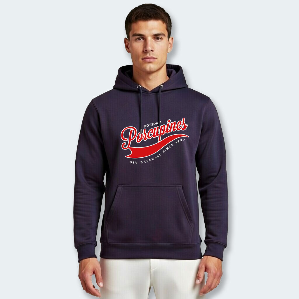Adult Sport Hoodie - Potsdam (Red Logo)