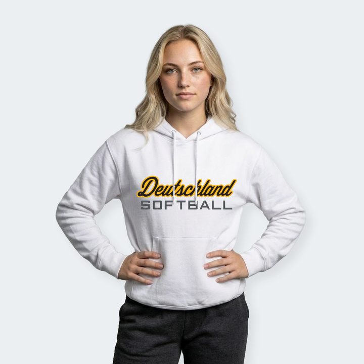 Adult Cotton Hoodie - Deutschland Softball