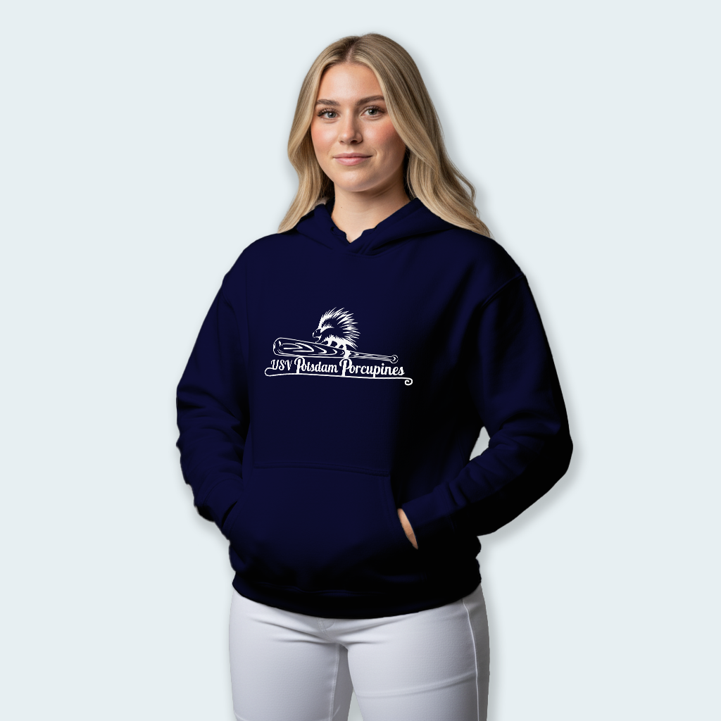 Adult Sport Hoodie - Potsdam (White Logo)
