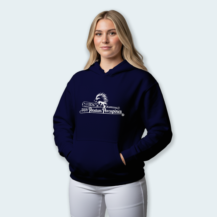 Adult Sport Hoodie - Potsdam (White Logo)