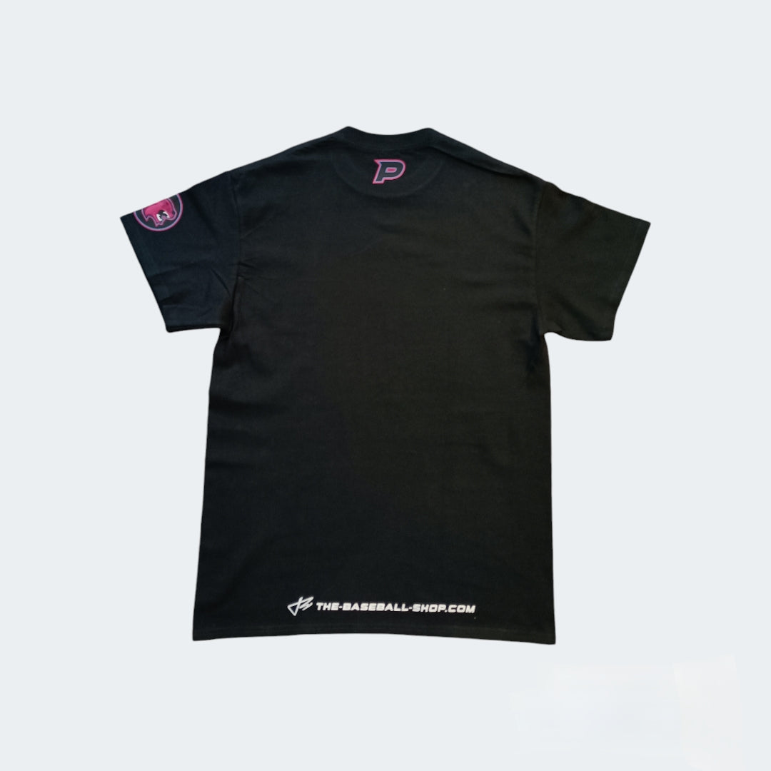 Adult Cotton T-Shirt / Pink Panthers - Black