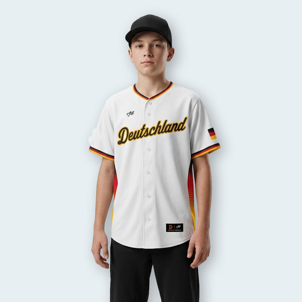 Deutschland Fan Jersey - White (Youth)