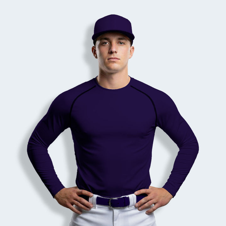 Navyblaues Dry-Fit-Unterhemd für Herren