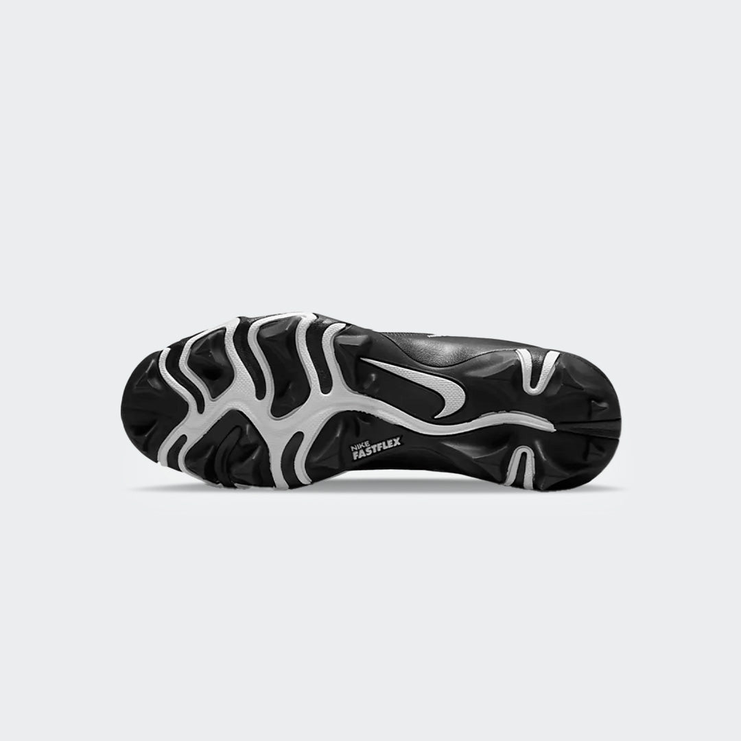 Nike Hyperdiamond 4 Keystone women’s softball cleats, downward view