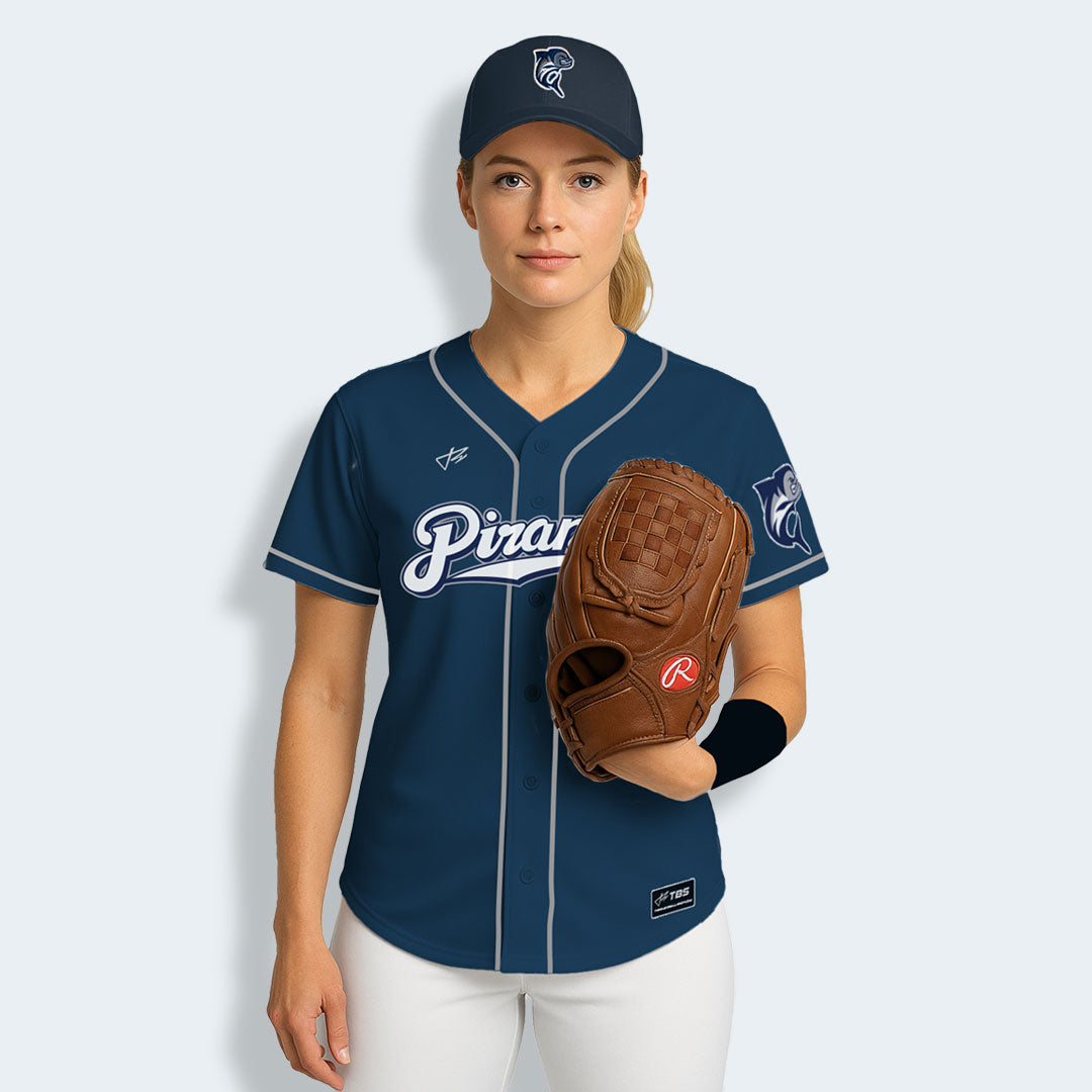 Offizielles Piranhas 2022 Softballtrikot