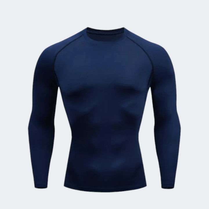 Navyblaues Dry-Fit-Unterhemd für Herren