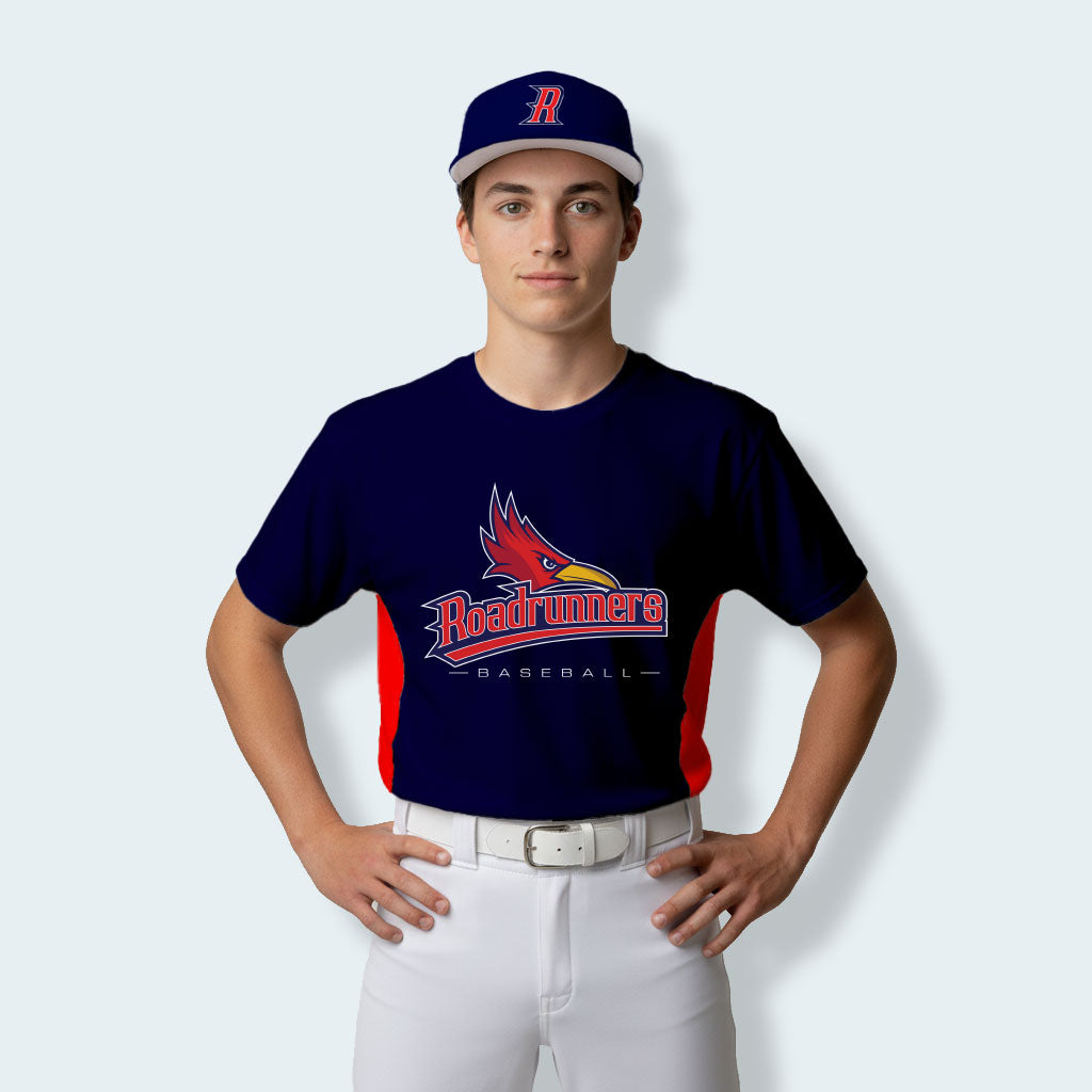 Navy Dry-Fit T-Shirts für Herren / Roadrunners Berlin