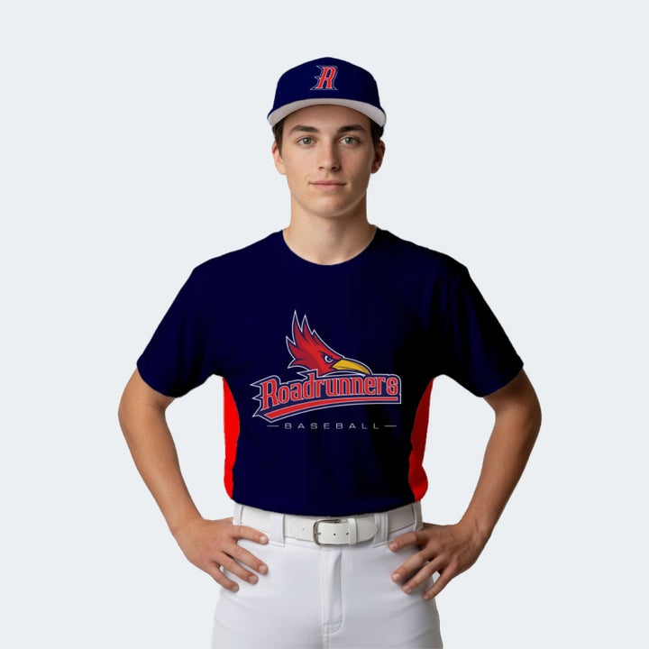 Navy Dry-Fit T-Shirts für Herren / Roadrunners Berlin