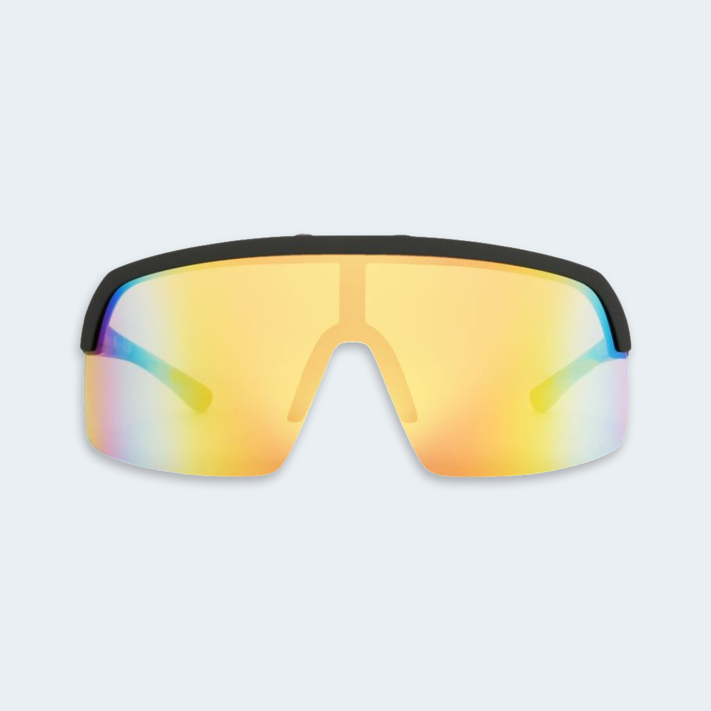 FU 25 412 Charcoal Mirror Flip Up Sunglasses