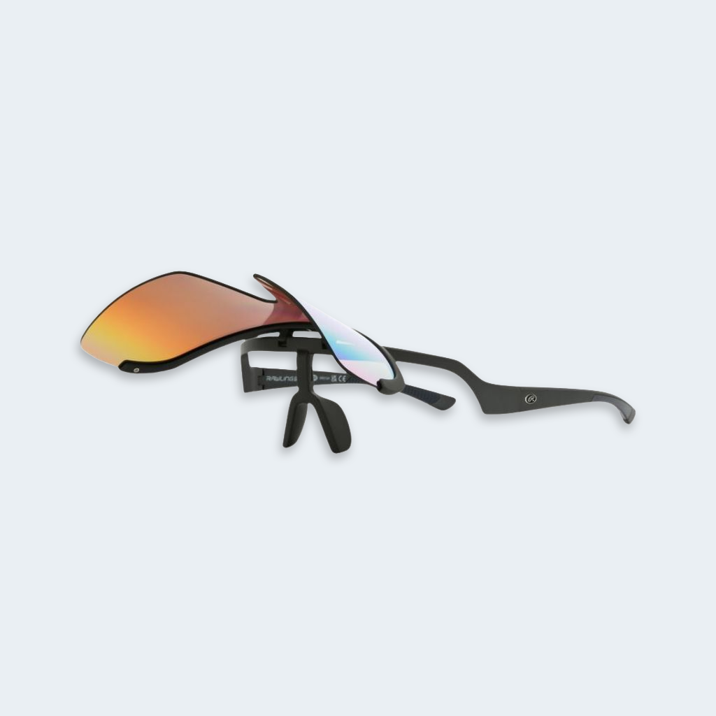 FU 25 412 Charcoal Mirror Flip Up Sunglasses