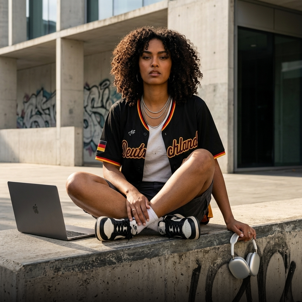 Deutschland Fan Jersey - Black