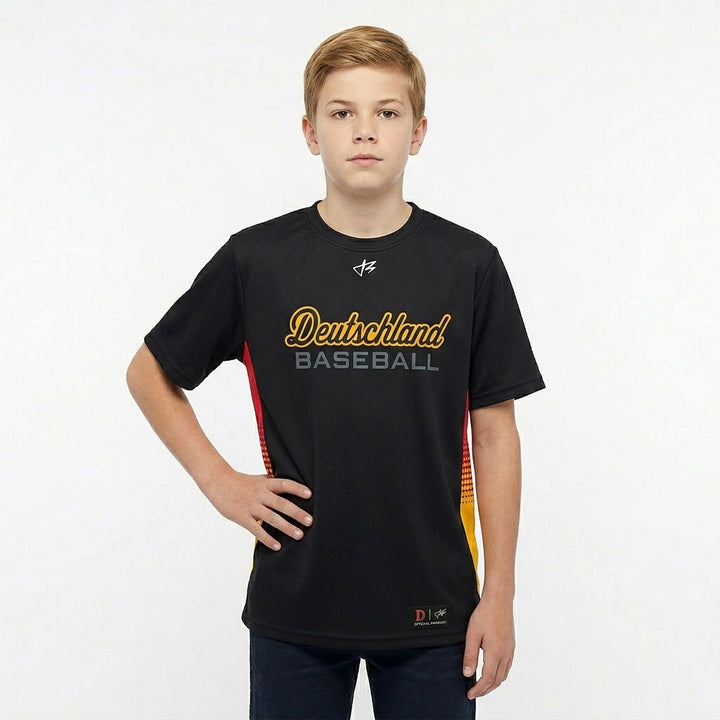 Black T-Shirt /  Deutschland Fan Shop (Youth)
