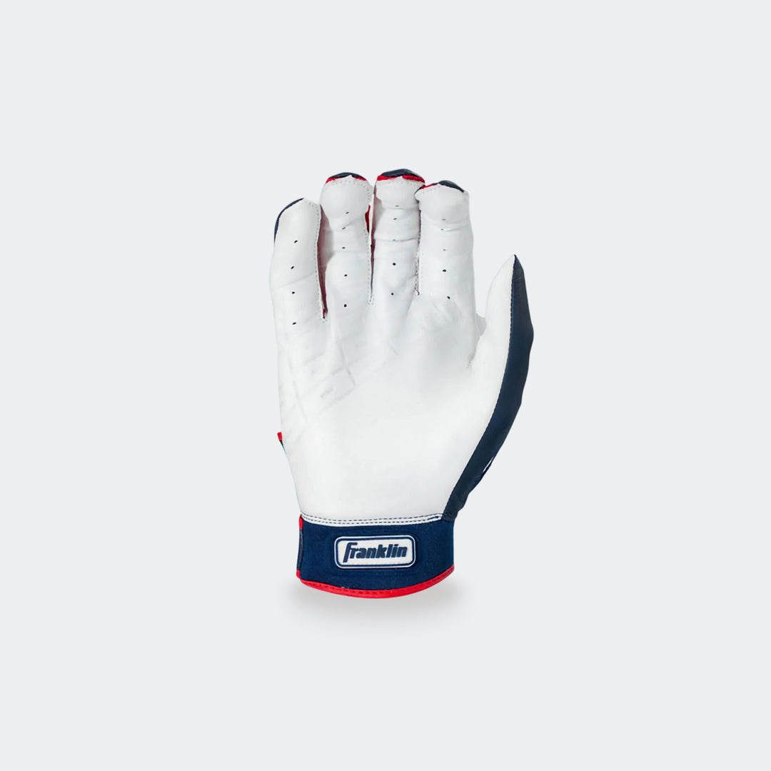 Franklin Powerstrap Hi-Lite Navy/Red — palm view