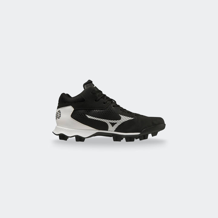 Mizuno Wave Lightrevo Mid baseball shoe — side view