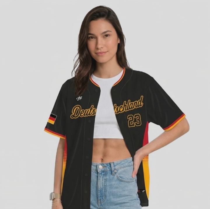 Deutschland Fan Jersey - Black