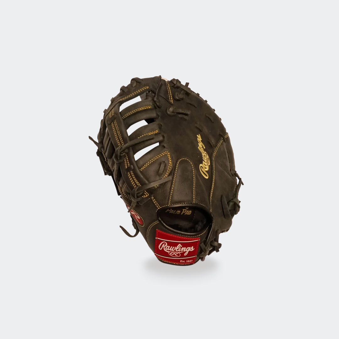 Rawlings R115FBM first base glove LHT — back view