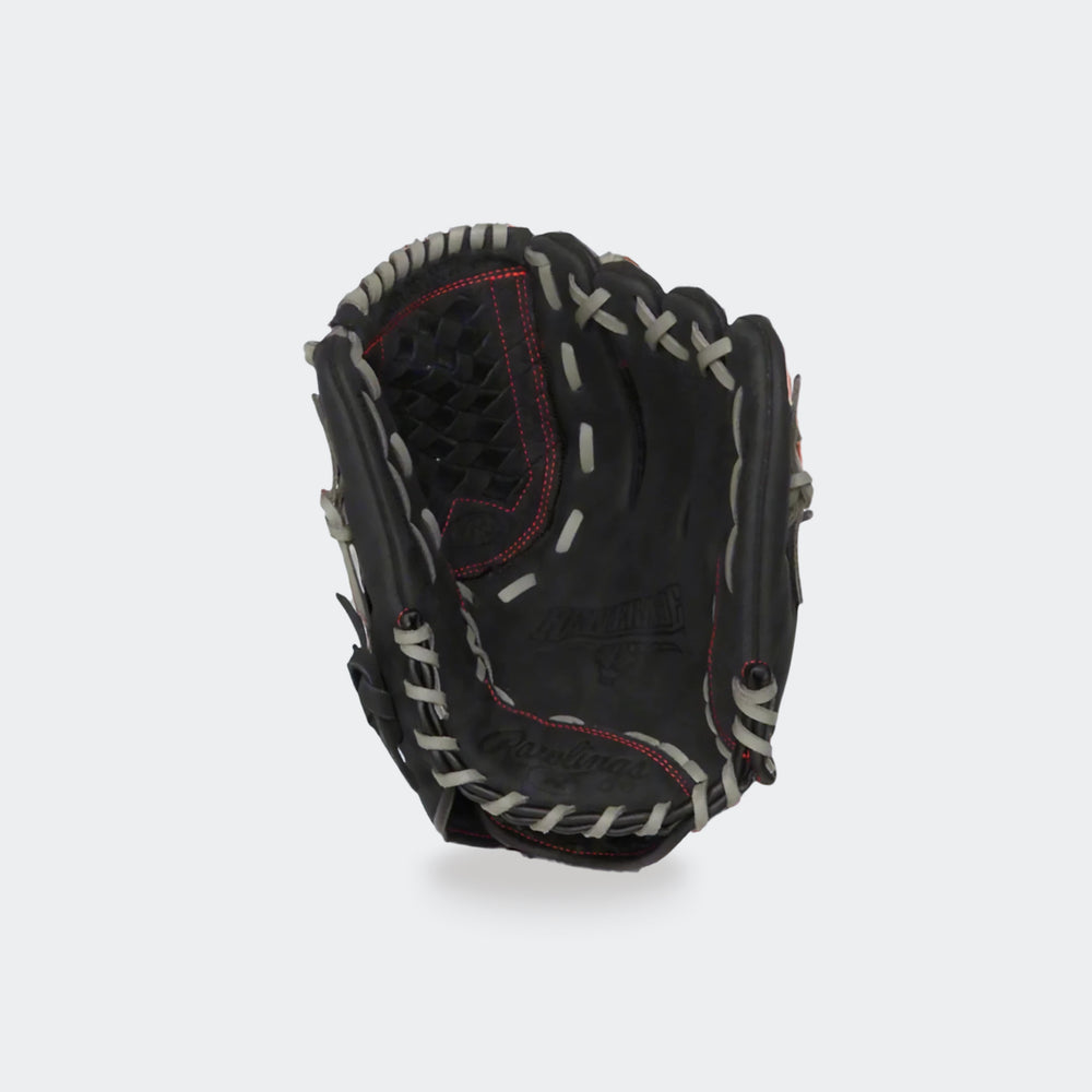 Rawlings R120 BGS baseball glove 12" RHT — back view