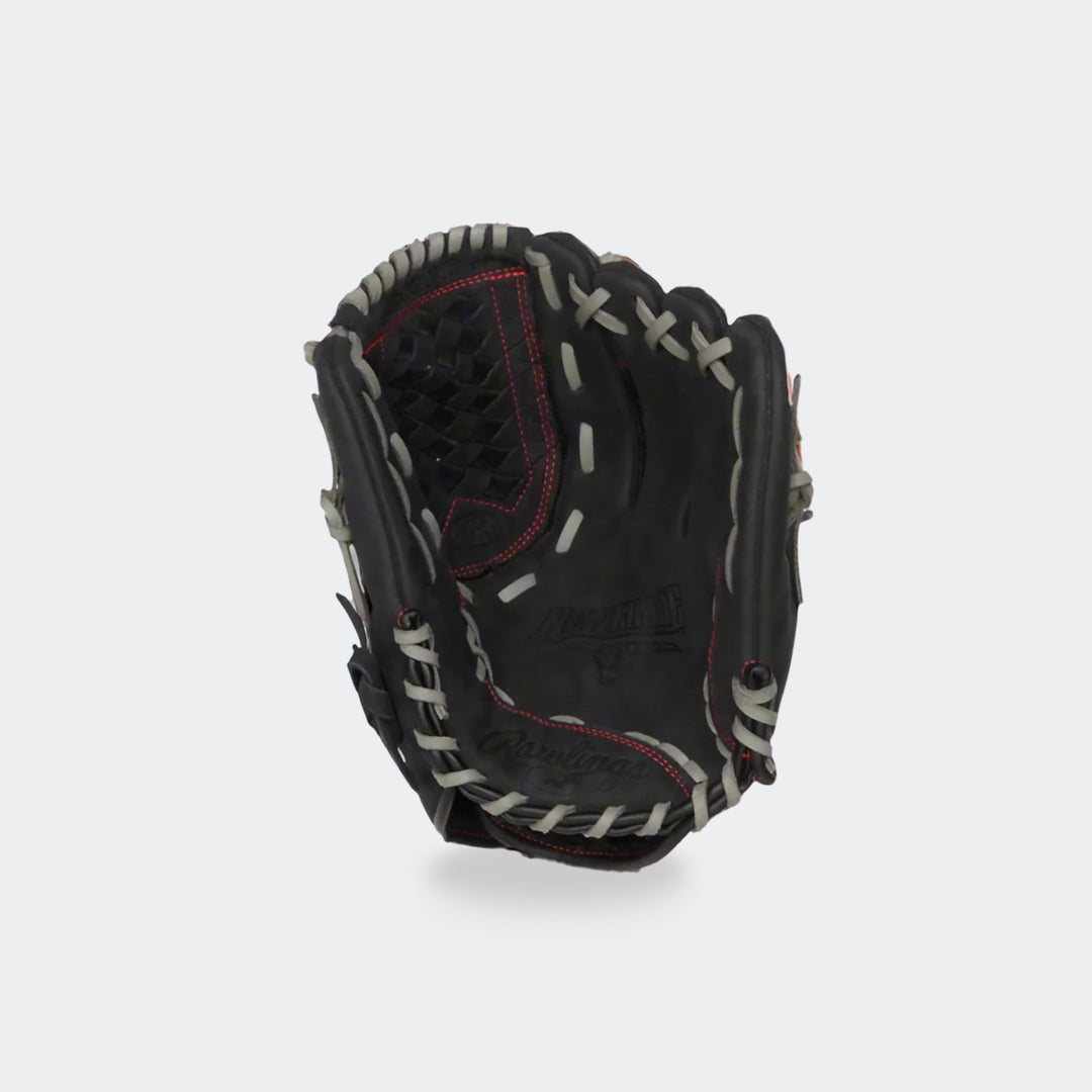 Rawlings R120 BGS baseball glove 12" RHT — back view