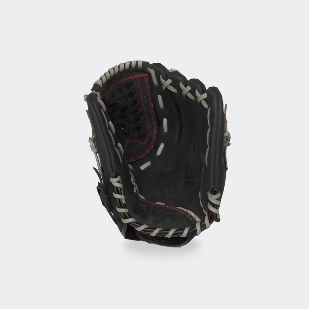 Rawlings R125 BGS baseball glove 12.5" RHT — back view