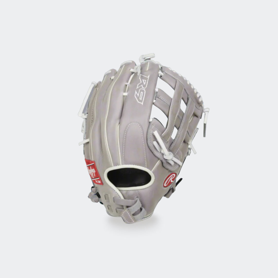 Rawlings R9SB130-6G softball glove 13 inch RHT — front view