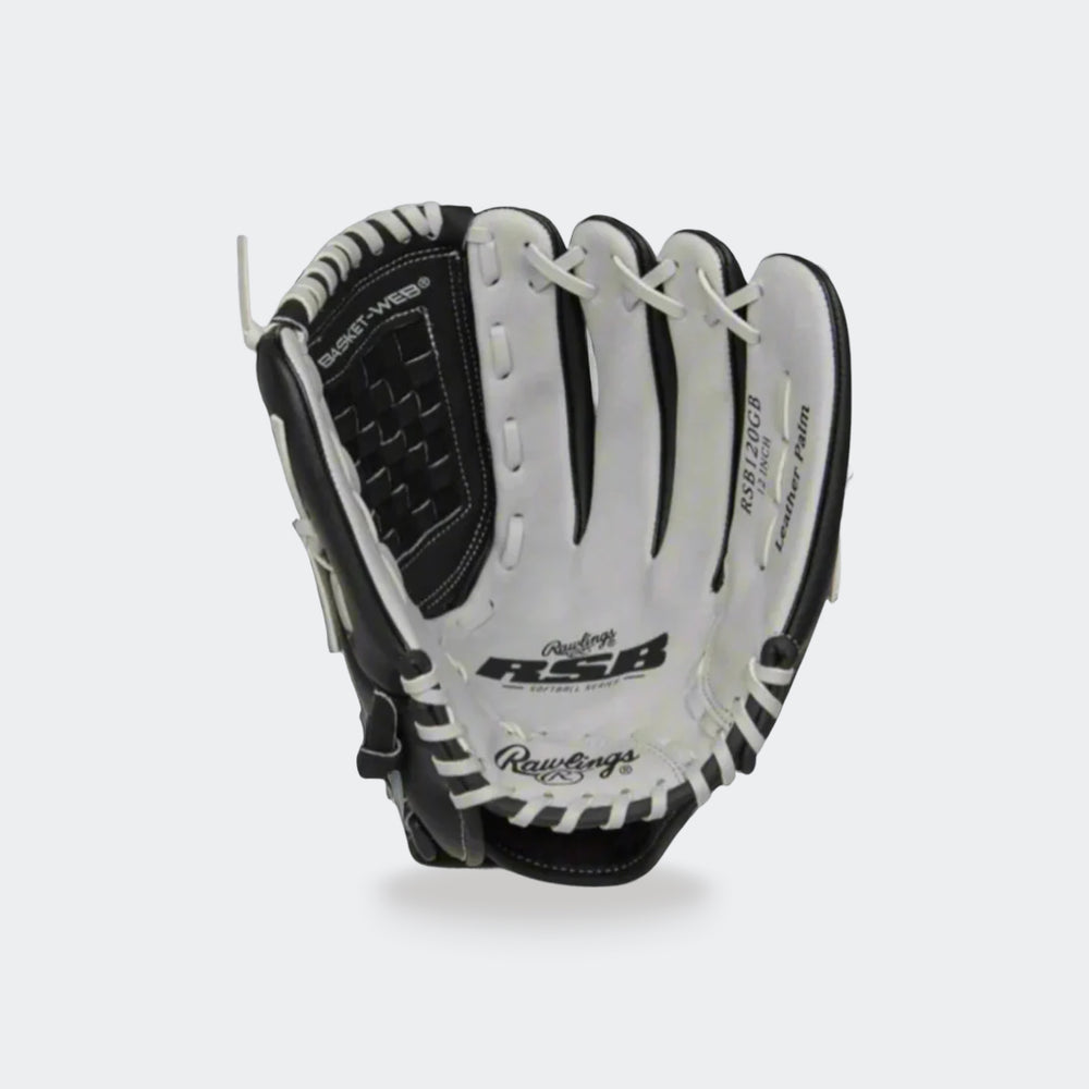 Rawlings RSB120GB baseball glove 12 inch RHT — back view