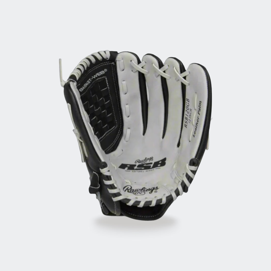 Rawlings RSB120GB baseball glove 12 inch RHT — back view