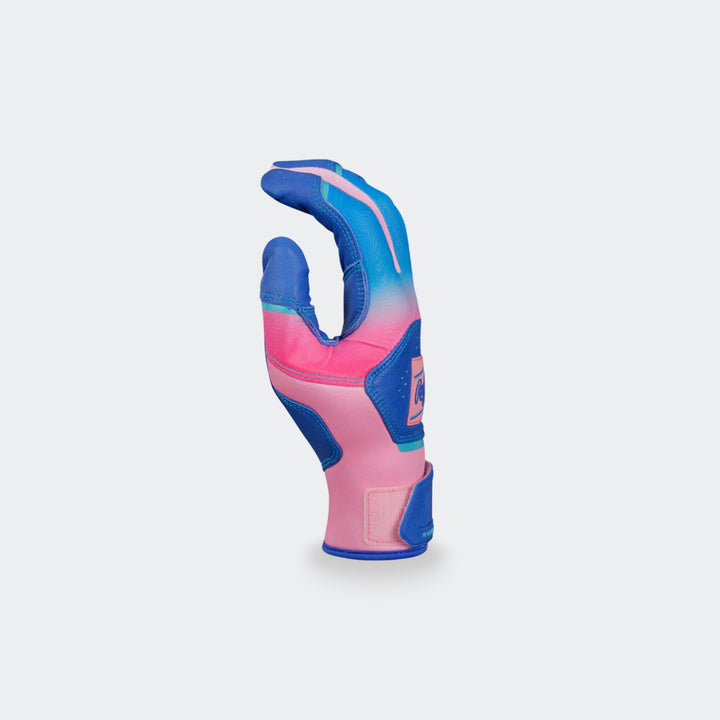 Rawlings WH25BG Workhorse Fun Burst Royal/Pink — palm view
