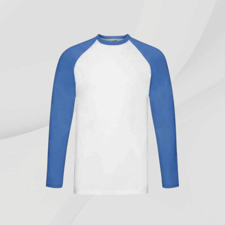Long Sleeve Baseball T - Royal / White