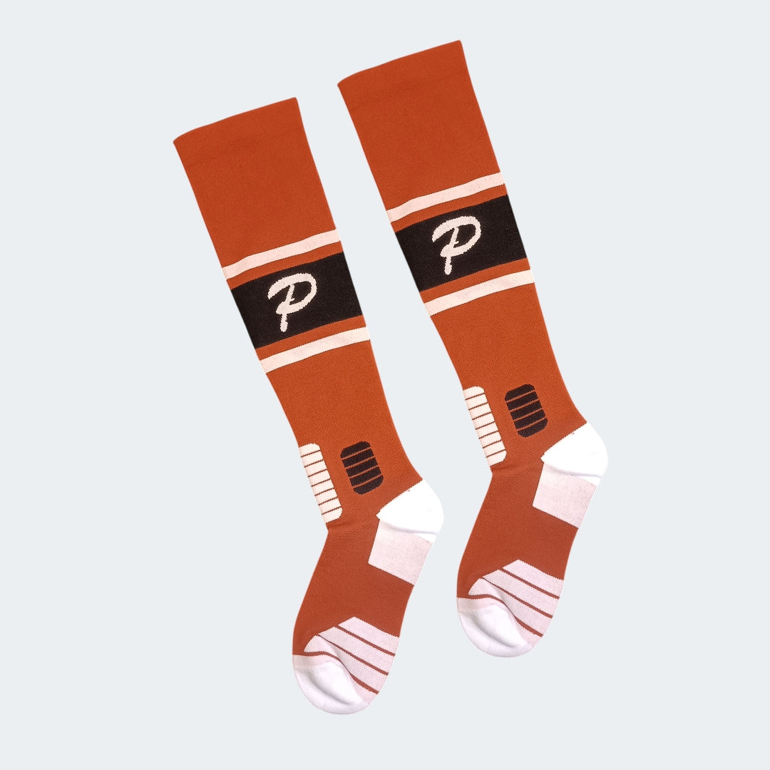 Adult Socks - Cardinal/Black