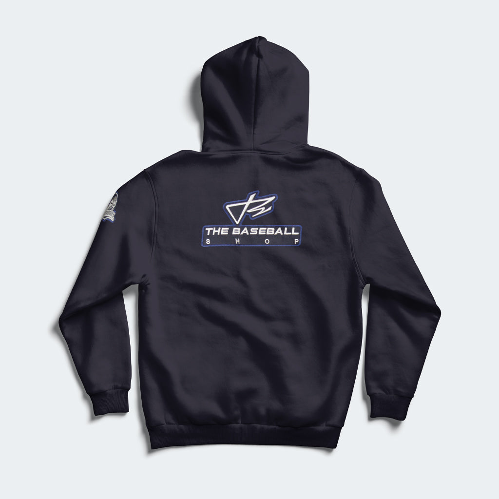 Baseball hoodie Piranhas back